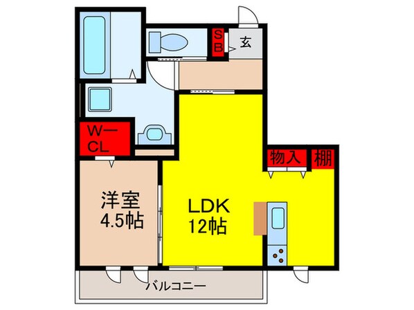 カリ－ナゲートの物件間取画像